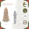 7.5ft. Pre-Lit Fraser Fir Artificial Christmas Tree, Clear Lights